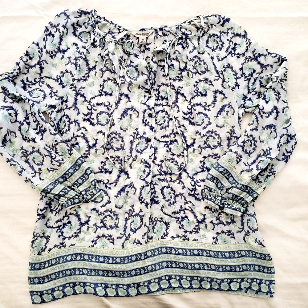 Lucky brand blouse, M